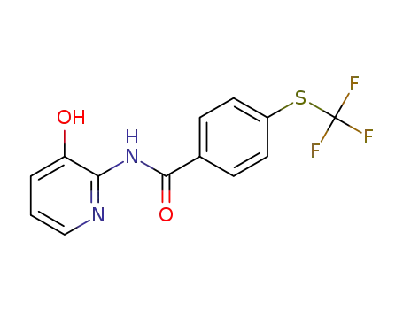 N-(3-hydroxy-2-pyridyl)-4-trifluoromethylthiobenzamide