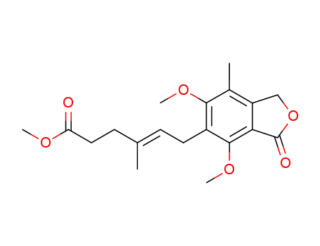 5,7-dimethoxy-6-(5-methoxycarbonyl-3-methyl-2-pentenyl)-4-methylphthalide