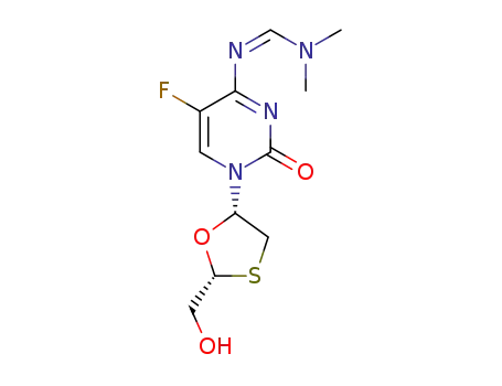 (Z)-N’-(5-fluoro-1-((2R,5S)-2-(hydroxymethyl)-1,3-oxathiolan-5-yl)-2-oxo-1,2-dihydropyrimidin-4-yl)-N,N-dimethylformimidamide