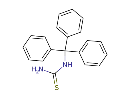 Molecular Structure of 76758-01-5 (N-TRIPHENYLMETHYLTHIOUREA)