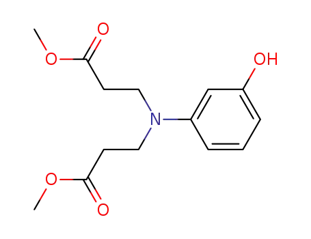 Molecular Structure of 59486-18-9 (N,N-Bis-(2-methoxycarbonylethyl)-m-toluidine)