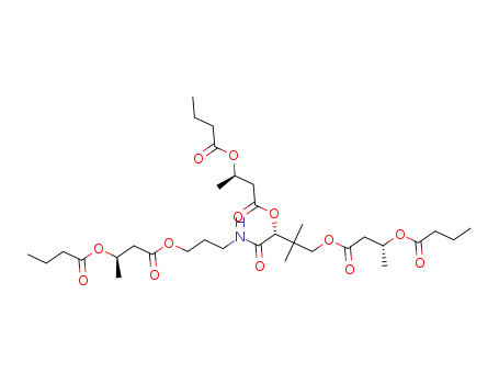 3-[[(2R)-2,4-bis[[(3R)-3-butanoyloxybutanoyl]oxy]-3,3- dimethyl-butanoyl]amino]propyl (3R)- 3-butanoyloxybutanoate