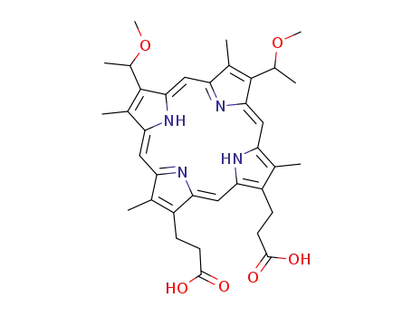 3,8-bis(1-methoxyethyl)deuteroporphyrin IX