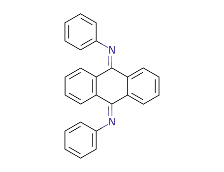 Molecular Structure of 34863-09-7 (Benzenamine, N,N'-9,10-anthracenediylidenebis-)