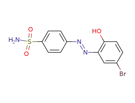 4-(5-bromo-2-hydroxy-phenylazo)-benzenesulfonic acid amide
