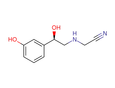 (R)-2-((2-hydroxy-2-(3-hydroxyphenyl)ethyl)amino)acetonitrile