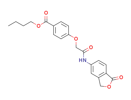 butyl 4-(2-oxo-2-(1-oxo-1,3-dihydroisobenzofuran-5-ylamino)ethoxy)benzoate