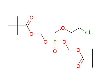 [[2-chloroethoxy]methyl]phosphonic acid bis(pivaloyloxymethyl) ester