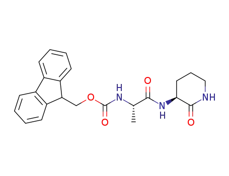 (9H-fluoren-9-yl)methyl ((S)-1-oxo-1-(((S)-2-oxopiperidin-3-yl)amino)propan-2-yl)carbamate