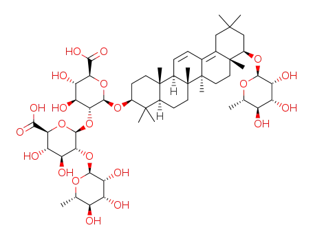 3-O-α-L-rhamnopyranosyl-(1→2)-β-D-glucuronopyranosyl-(1→2)-β-D-glucuronopyranosyl-22-O-α-L-rhamnopyranosyl-squasapogenol