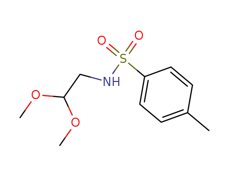 Molecular Structure of 58754-95-3 (N-(2,2-Dimethoxyethyl)-4-methylbenzenesulfonamide)