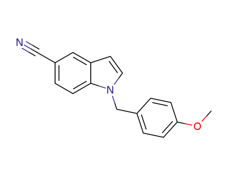 1-(4-methoxybenzyl)-1H-indole-5-carbonitrile