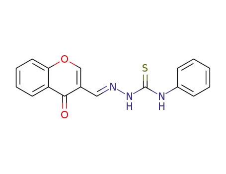 (E)-2-((4-oxo-4H-chromen-3-yl)methylene)-N-phenylhydrazinecarbothioamide