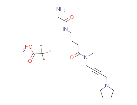 4-(2-Amino-acetylamino)-N-methyl-N-(4-pyrrolidin-1-yl-but-2-ynyl)-butyramide; compound with trifluoro-acetic acid
