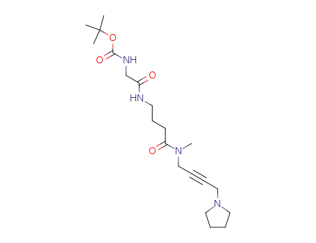 N-methyl-N-[4-(1-pyrrolidinyl)-2-butynyl]-4-{N-[2-(N-Boc-amino)ethanoyl]amino}butanamide