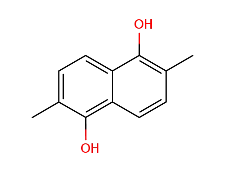 Molecular Structure of 123979-29-3 (1,5-Naphthalenediol, 2,6-dimethyl-)