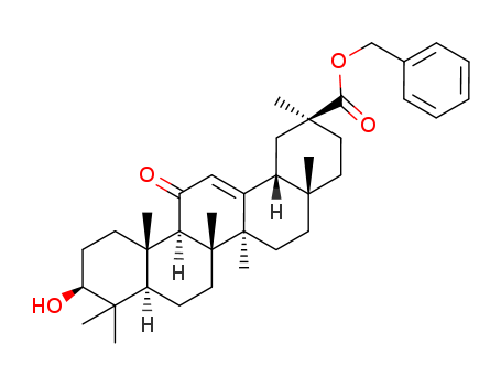 benzyl (2S,4aR,6aS,6aS,6bR,8aS,10S,12aS,14bR)-10-hydroxy-2,4a,6a,6b,9,9,12a-heptamethyl-13-oxo-3,4,5,6,6a,7,8,8a,10,11,12,14b-dodecahydro-1H-picene-2-carboxylate