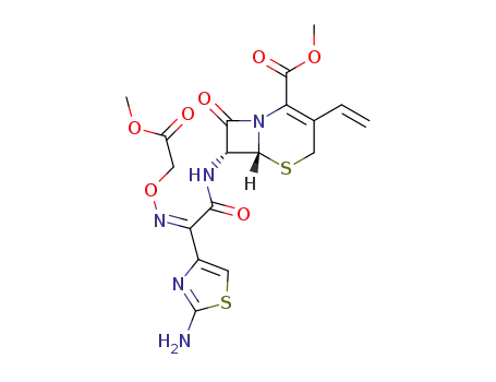 (6R,7R)-methyl 7-((Z)-2-(2-aminothiazol-4-yl)-2-((2,2-methoxy-2-oxyethoxy)imino)acetamido)-8-oxo-3-vinyl-5-thia-1-azabicyclo[4.2.0]oct-2-ene-2-carboxylate