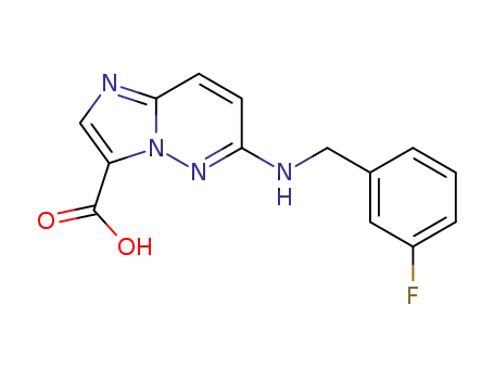 6-((3-fluorobenzyl)amino)imidazo[1,2-b]pyridazine-3-carboxylic acid