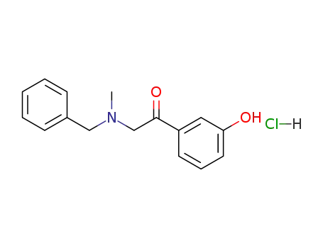Molecular Structure of 71786-67-9 (benzyl(3-hydroxyphenacyl)methylammonium chloride)