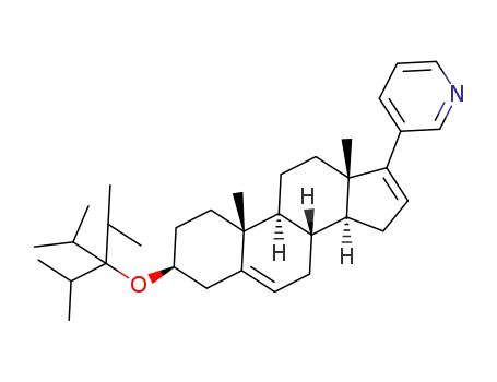 3-((3S,8R,9S,10R,13S,14S)-10,13-dimethyl-3-((triisopropylsilyl)oxy)-2,3,4,7,8,9,10,11,12,13,14,15-dodecahydro-1H-cyclopenta[a]phenanthren-17-yl)pyridine