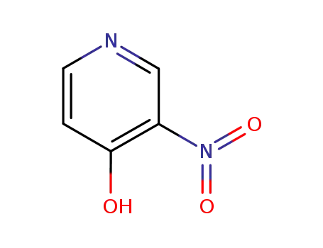 Molecular Structure of 5435-54-1 (4-Hydroxy-3-nitropyridine)