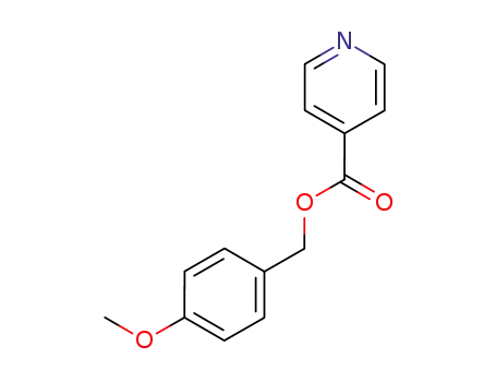 Molecular Structure of 71653-47-9 (4-Pyridinecarboxylic acid, (4-methoxyphenyl)methyl ester)