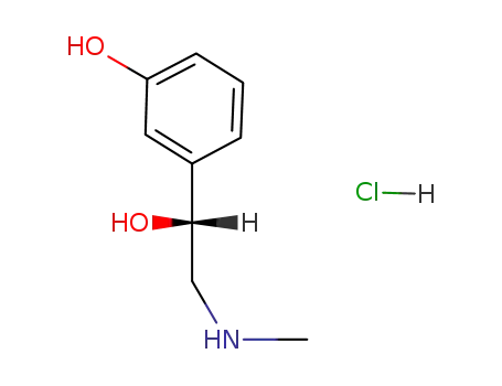 Molecular Structure of 61-76-7 (Phenylephrine hydrochloride)