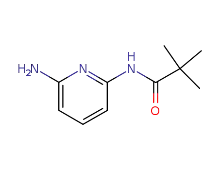 Molecular Structure of 132784-74-8 (N-(6-AMINO-PYRIDIN-2-YL)-2,2-DIMETHYL-PROPIONAMIDE)