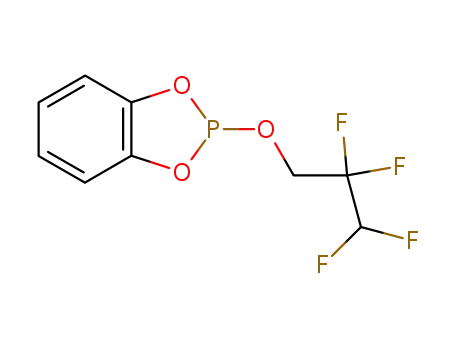Molecular Structure of 88399-68-2 (1,3,2-Benzodioxaphosphole, 2-(2,2,3,3-tetrafluoropropoxy)-)