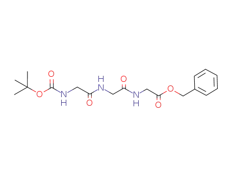 benzyl 2-[[2-[[2-(tert-butoxycarbonylamino)acetyl]amino]acetyl]amino]acetate cas  67585-90-4