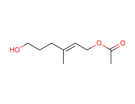 Molecular Structure of 100045-79-2 (2-Hexene-1,6-diol, 3-methyl-, 1-acetate, (E)-)