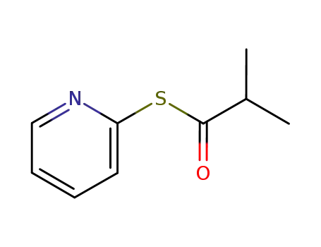 Molecular Structure of 81357-56-4 (Propanethioic acid, 2-methyl-, S-2-pyridinyl ester)