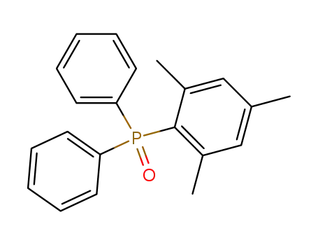 Molecular Structure of 91239-43-9 (Phosphine oxide, diphenyl(2,4,6-trimethylphenyl)-)