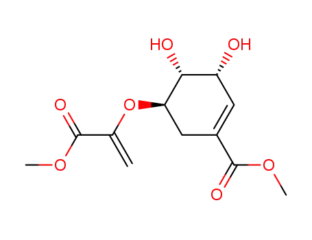 (3R,4R,5R)-3,4-Dihydroxy-5-(1-methoxycarbonyl-vinyloxy)-cyclohex-1-enecarboxylic acid methyl ester