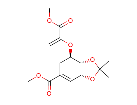methyl <(1R),1α,5β,6α>-5-<<1-(methoxycarbonyl)ethenyl>oxy>-8,8-dimethyl-7,9-dioxabicyclo<4.3.0>non-2-ene-3-carboxylate