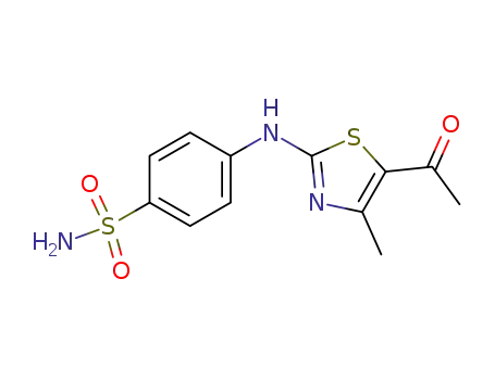 5-Acetyl-4-methyl-2-<(p-sulphamylphenyl)amino>thiazole