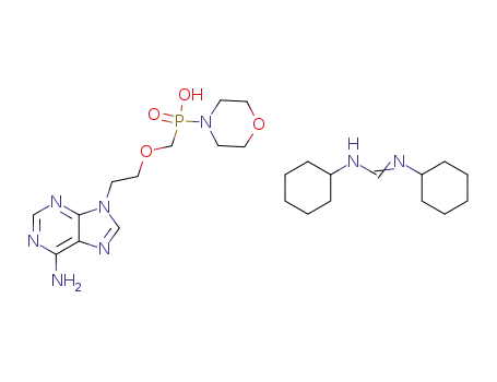9-(2-Morpholinophosphonylmethoxyethyl)adenine N,N'-dicyclohexylcarboxamidinium salt