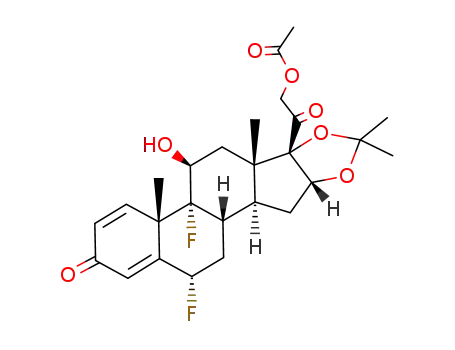 Pregna-1,4-diene-3,20-dione,21-(acetyloxy)-6,9-difluoro-11-hydroxy-16,17-[(1-methylethylidene)bis(oxy)]-,(6a,11b,16a)-