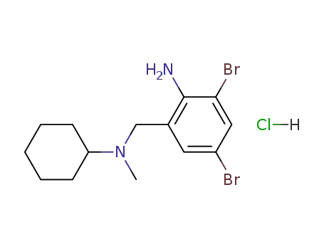 Benzenemethanamine,2-amino-3,5-dibromo-N-cyclohexyl-N-methyl-, hydrochloride (1:1)