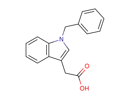 Molecular Structure of 4307-97-5 ([1-Benzyl-indol-3-yl]-acetic acid)