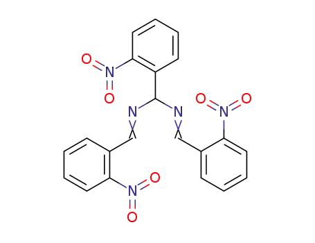 Molecular Structure of 126192-88-9 (Methanediamine, 1-(2-nitrophenyl)-N,N'-bis[(2-nitrophenyl)methylene]-)