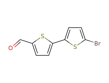 Molecular Structure of 110046-60-1 (5-Bromo-2,2'-bithiophene-5'-carboxaldehyde)
