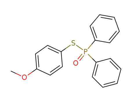 S-(4-methoxyphenyl)thiodiphenylphosphorus oxide