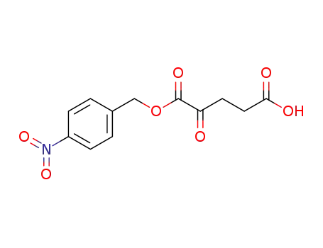 Molecular Structure of 108049-92-9 (Pentanedioic acid, 2-oxo-, 1-[(4-nitrophenyl)methyl] ester)
