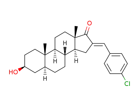 3β-hydroxy-16-p-chlorobenzylidene-5α-androstan-17-one