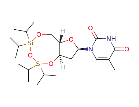 1-[(6aS,8R,9aR)-2,2,4,4-tetraisopropyl-6a,8,9,9a-tetrahydro-6H-furo[3,2-f][1,3,5,2,4]trioxadisilocin-8-yl]-5-methylpyrimidine-2,4-dione