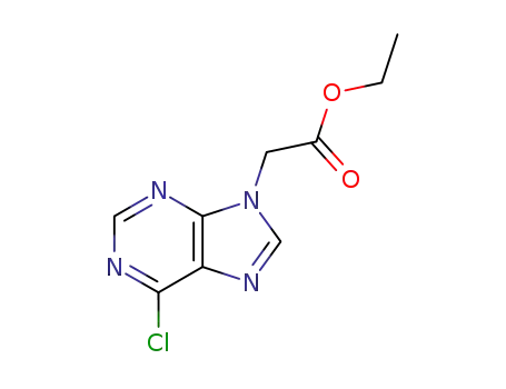 6-chloro-9-(ethoxycarbonylmethyl)-9H-purine