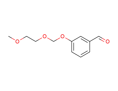 Molecular Structure of 139461-72-6 (3-[(2-Methoxyethoxy)methoxy]benzaldehyde)