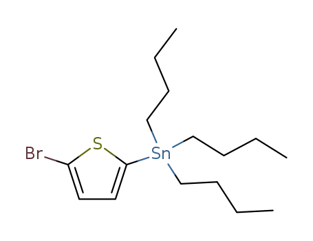 Molecular Structure of 143724-36-1 ((5-BroMothiophen-2-yl)tributylstannane)